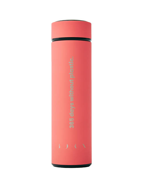 Born Living Yoga – 365 Bottle 2.0 – Flasche für den Alltag in Sunset-Koralle