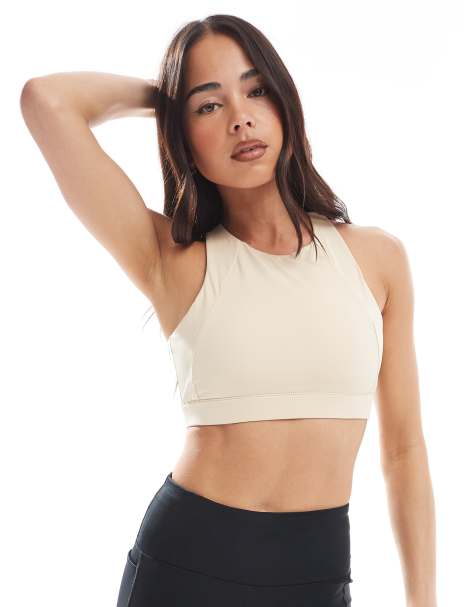 Born Living Yoga - Darana - Reggiseno sportivo a sostegno elevato nero/bianco/beige - view 1