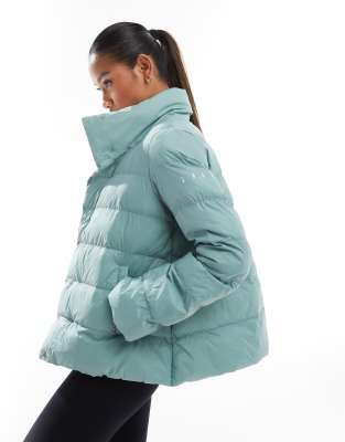 Born Living Yoga - Hack - Veganfreundliche Winterjacke in Jadegrau-Blau