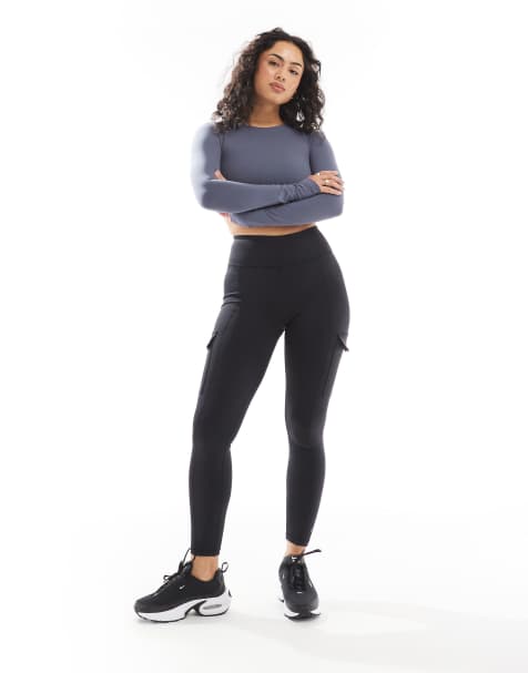 Born Living Yoga - Leggings cargo neri - view 1
