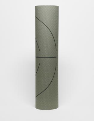 Born Living Yoga - Mat Wave - Tapis de yoga 6 mm - Camouflage-Vert