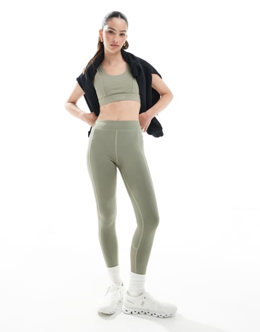 Born Living Yoga - Namir - Leggings a 7/8 mimetici con design in rete