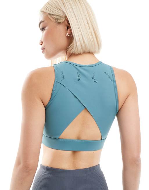 Born Living Yoga - Nara - Brassière de sport maintien élevé - Arctique