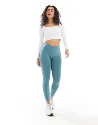 Born Living Yoga - Nara - Leggings in Artic-Blau