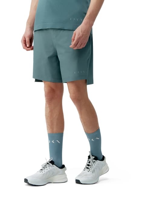 Born Living Yoga - Natron - Short de sport - Gris vert/gris béton