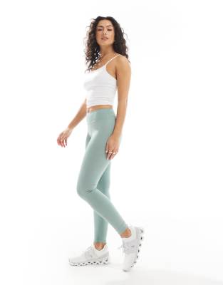 Born Living Yoga - Night - Leggings in Jade-Grau-Blau