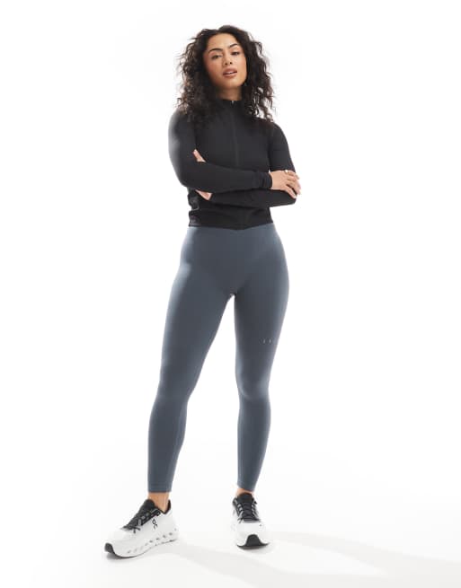 Born Living Yoga - Nina - Leggings senza cuciture grigio ardesia
