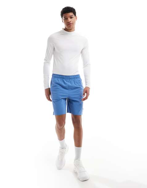 Born Living Yoga – Orinoco – Sport-Shorts in Seladon-Blau - view 1