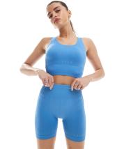 Born Living Yoga - Urdhva - Short sans coutures - Bleu céladon - view 1