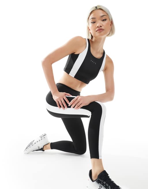 Born Living Yoga - Vindi - 7/8 Legging in zwart en wit