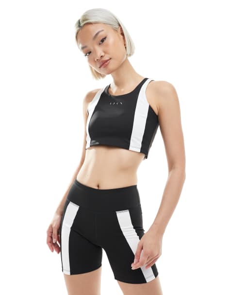 Born Living Yoga - Vindi - Shorts in zwart/wit - view 1