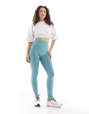 Born Living Yoga - Yami - Nahtlose Leggings in Artic-Blau