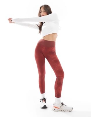 Born Living Yoga - Yuto - Leggings in Caoba/Wüste-Rot