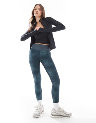 Born Living Yoga - Yuto - Leggings in Schiefer/Arktik-Bunt