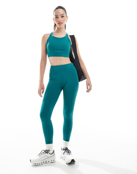Born Living Yoga – Zenda – 7/8-Leggings in Biskaya-Grün - view 1