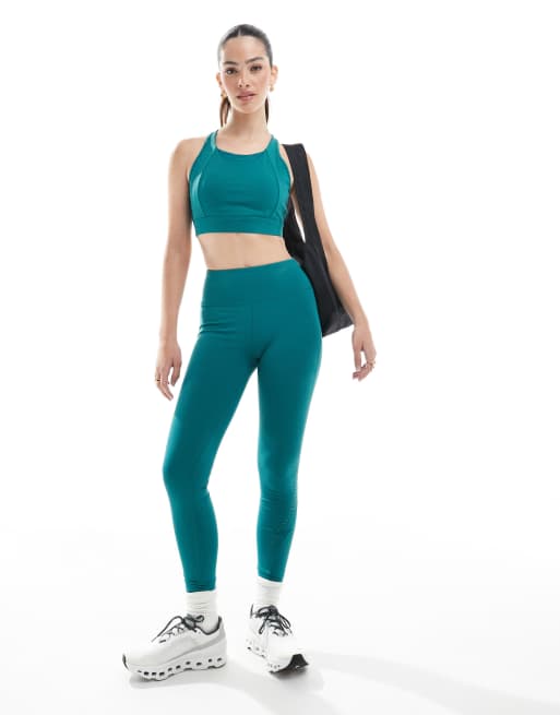 Born Living Yoga – Zenda – 7/8-Leggings in Biskaya-Grün