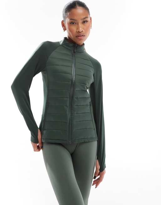 Born Living Yoga - Zuri - Outdoor jack in hunter grijs