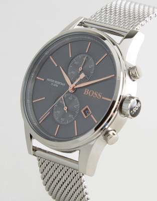 hugo boss jet mesh watch