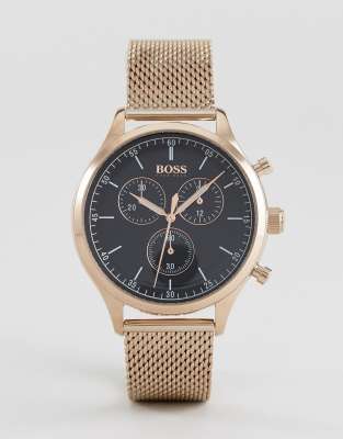 hugo boss companion men's two colour chronograph watch