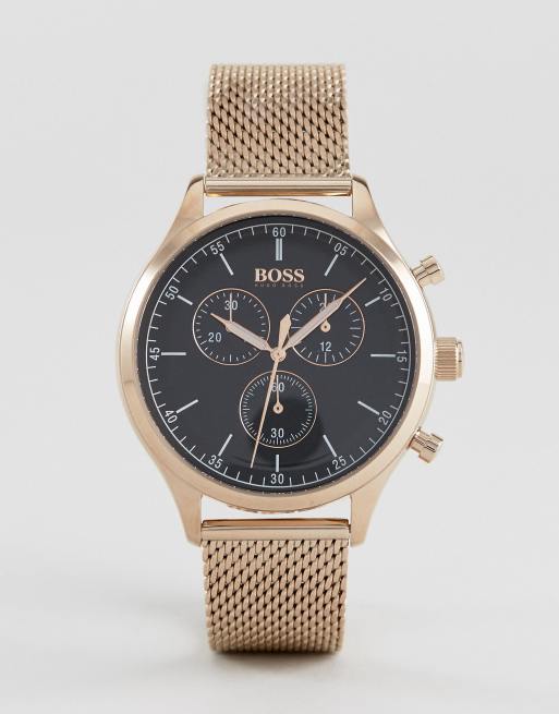 Mens hugo boss clearance companion chronograph watch 1513548