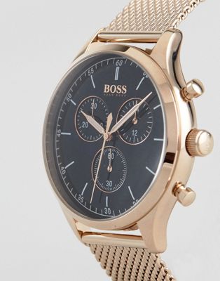 hugo boss companion men's two colour chronograph watch