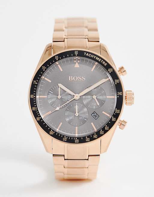 BOSS 1513632 Trophy Armbanduhr in Ros gold ASOS