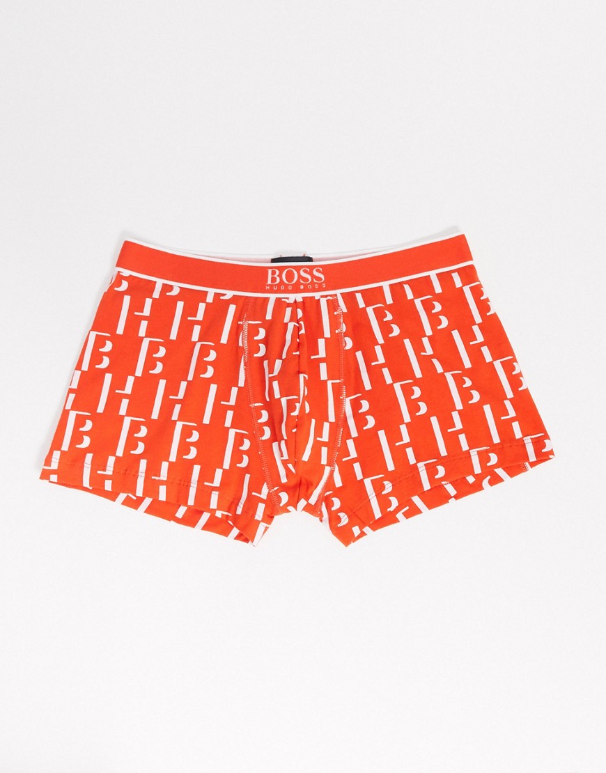 BOSS 24 print trunks-Orange