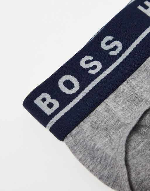 BOSS 3 pack logo briefs in multi | ASOS