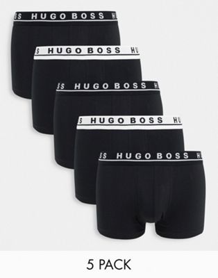 Boss 5 pack trunks in black