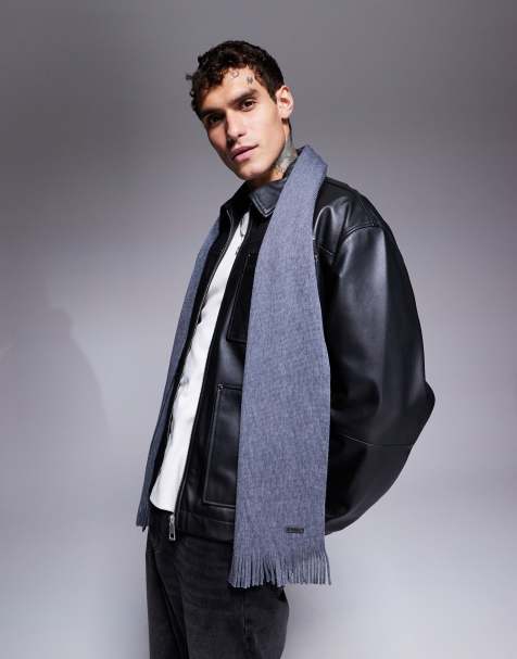 Boss Albas scarf in gray - view 1