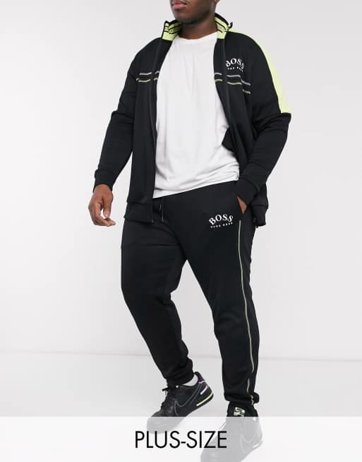 BOSS Athleisure tracksuit set in black ASOS