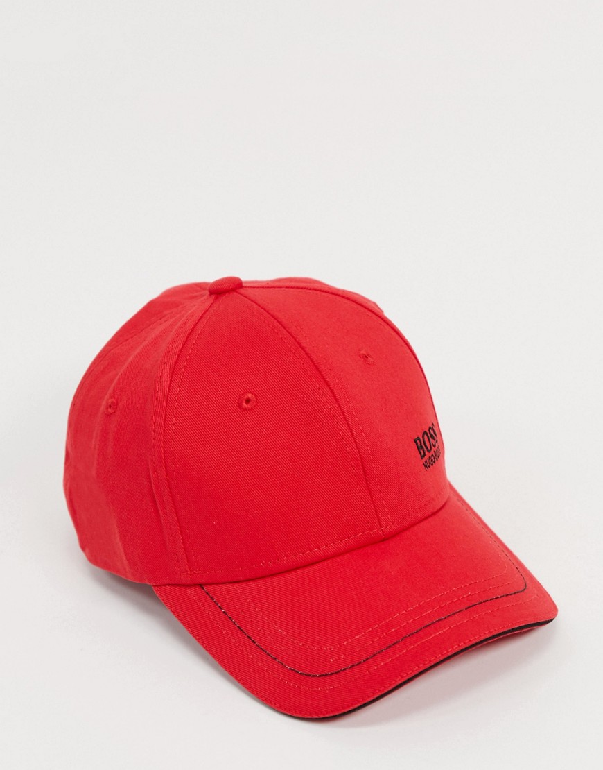Boss Athleisure cap in red