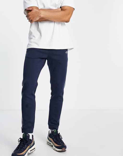 BOSS Athleisure Hadiko 1 colour block joggers in navy, 2 of 4