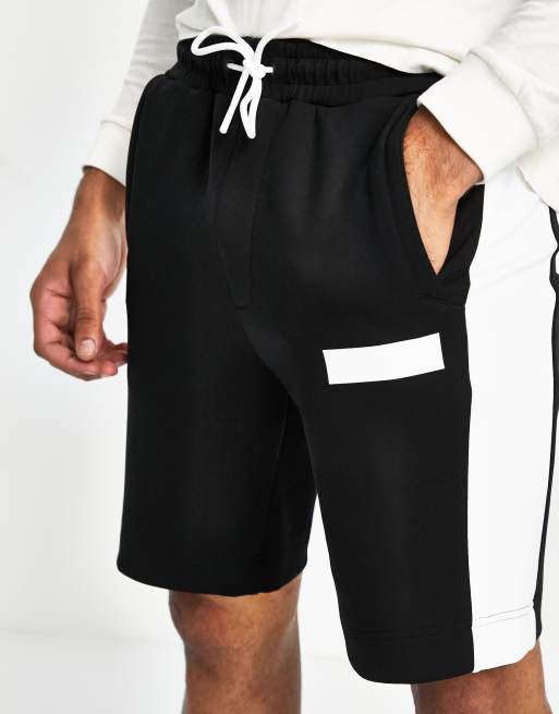 BOSS Athleisure Headlo Logo Sweatshorts Black at