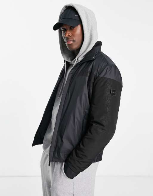 BOSS Athleisure J Rupa bomber jacket with packable hood