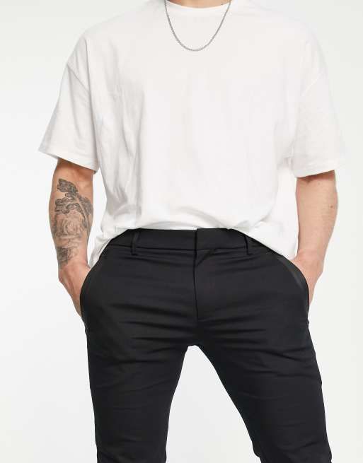 BOSS Athleisure - Rogan4-1 - Chinobroek in zwart, 3 van 4