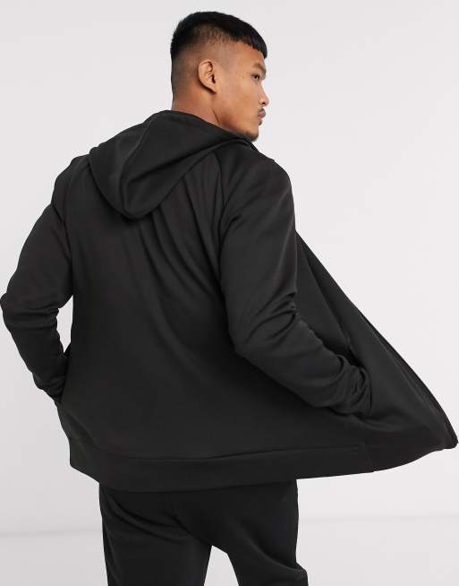 BOSS Athleisure – Saggy X – Svart huvtröja med dragkedja, 2 av 4