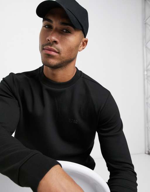 BOSS Athleisure Salbo X sweatshirt in black