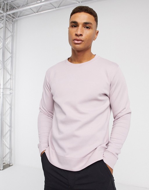 BOSS Athleisure Salbo X sweatshirt in light pink