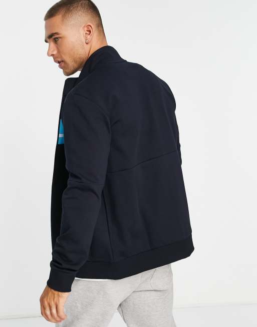 Boss Athleisure – Skaz – Svart träningsjacka med kontrastpaneler och dragkedja , 2 av 4