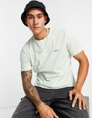 Boss Athleisure Tee Curved t-shirt in green