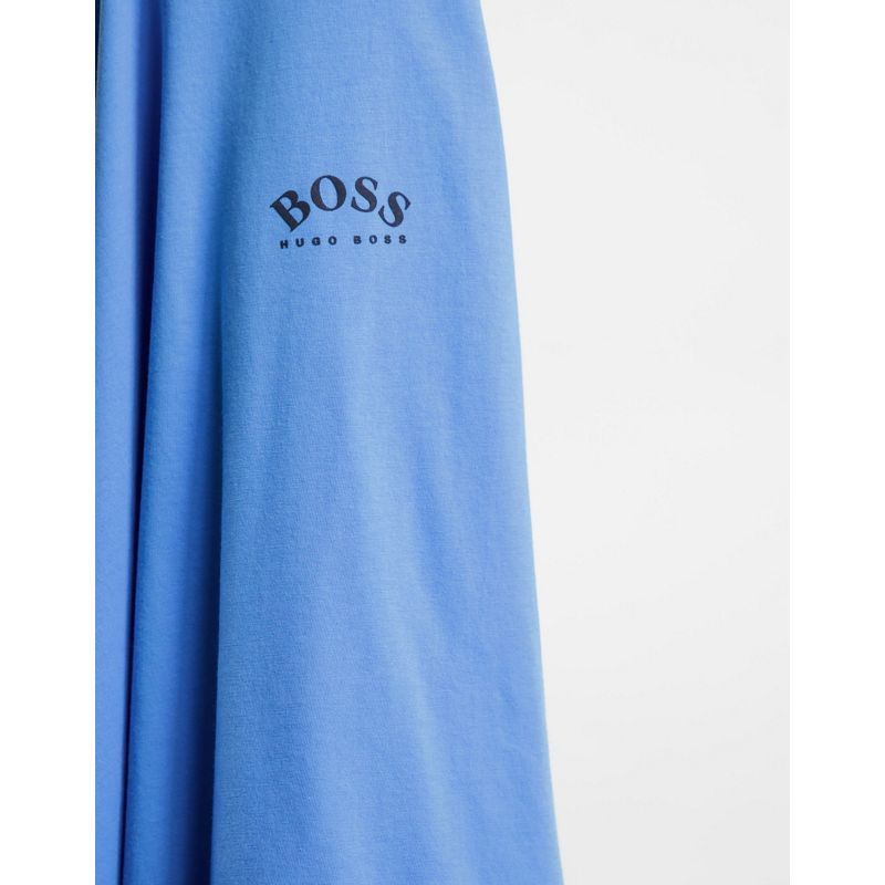 Designer  BOSS - Athleisure Tee - T-shirt con scollo rotondo azzurra