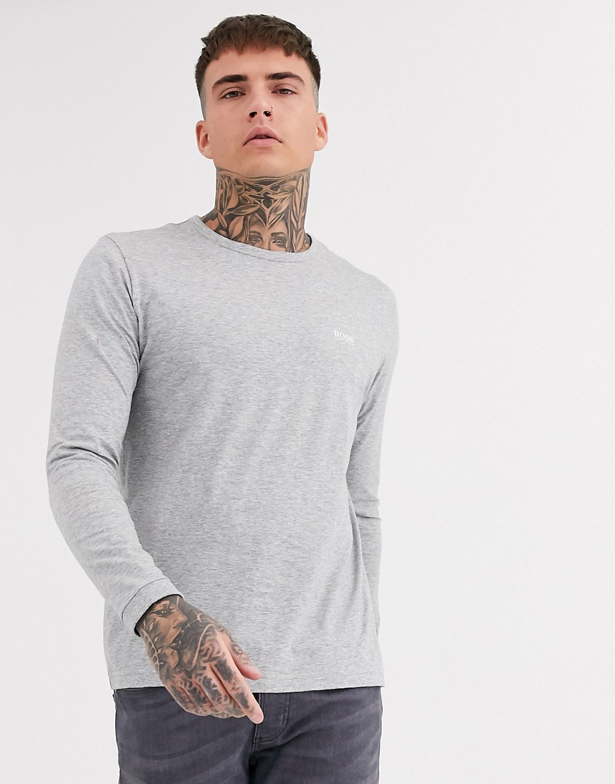 BOSS Athleisure - Togen - T-shirt met lange mouwen in grijs