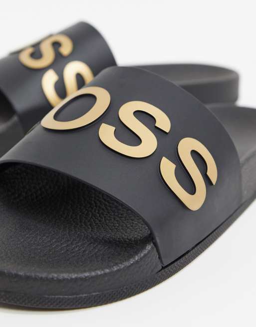 Black and gold store boss sliders