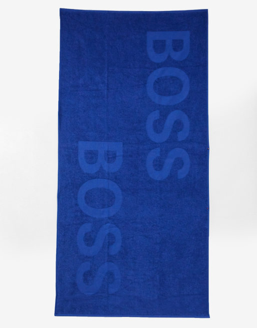 Boss beach towel deals sale