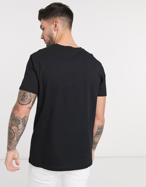 BOSS Beachwear logo t-shirt in black, 2 of 4
