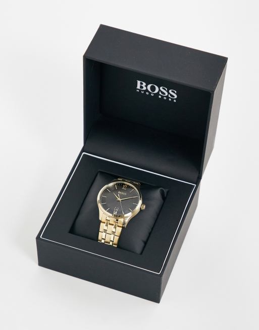 Hugo boss outlet governor watch gold