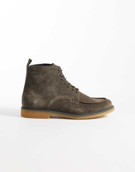 BOSS Black kope lace up boots khaki - view 1