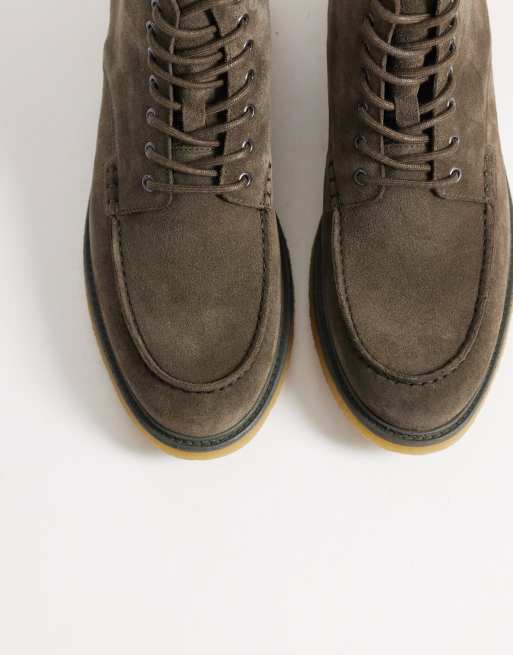 BOSS Black kope lace up boots khaki, 2 of 4