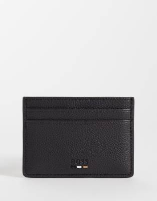 BOSS Orange BOSS Black ray card holder in black-Brown